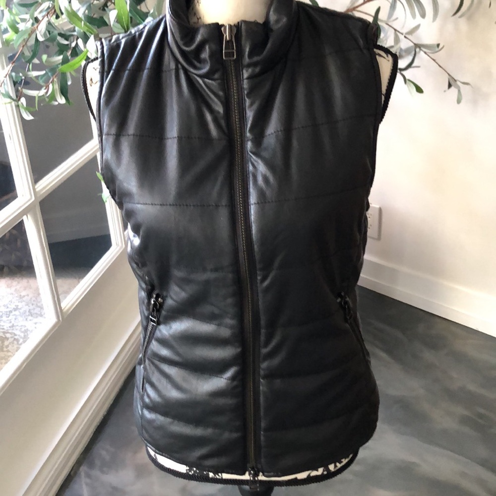 Sanctuary Clothing Faux Leather Vest